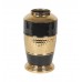 Black & Gold Flower Pot & Wax Jar Combo Set of 3